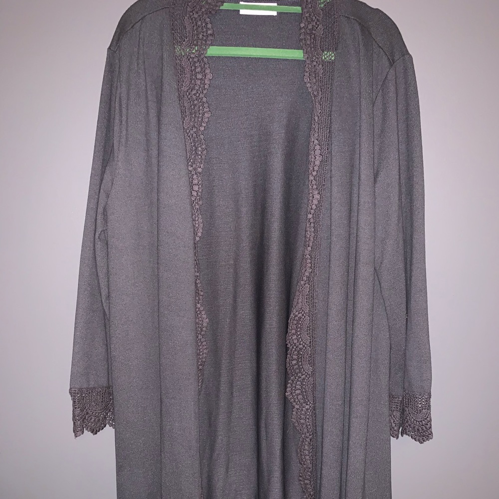 3xl grey long lightweight sweater